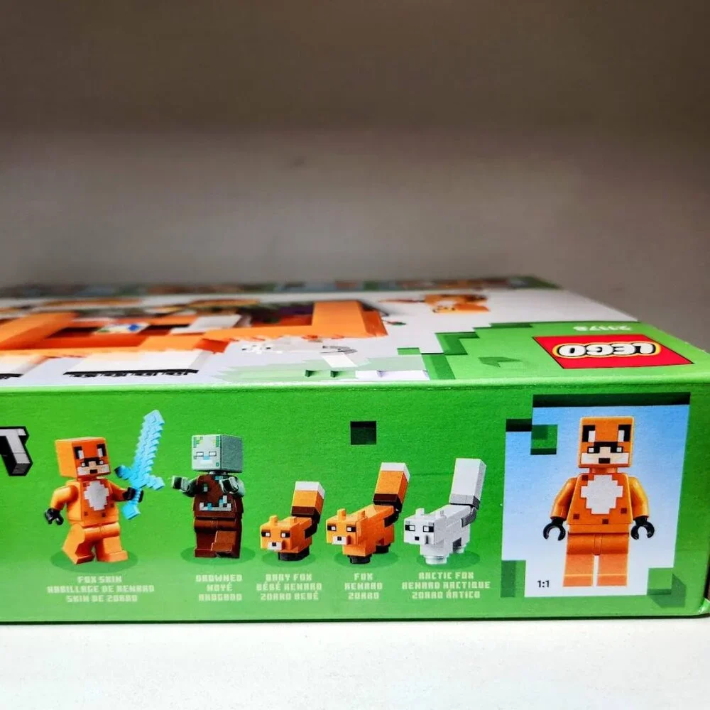 NEW LEGO MINECRAFT Fox Lodge House 21178 Drowned Zombie Christmas Gift